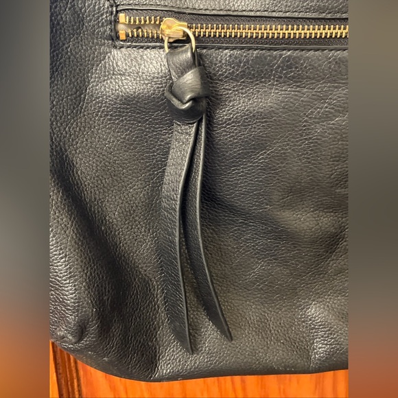 Foley + Corinna Black Leather Multi-Functional Bag with Animal Print Accent EUC - Picture 12 of 16